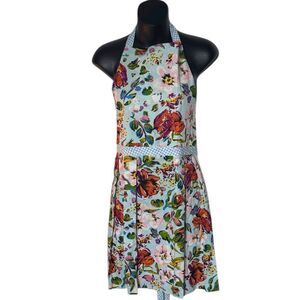 Vera Bradley short apron kitchen cooking baking floral dopamine‎
